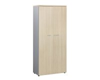 Armoire haute portes battantes H 200 x L 90 cm Squadra