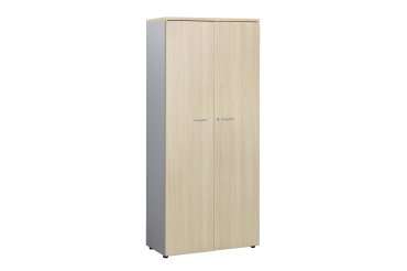 Armoire haute portes battantes H 200 x L 90 cm Squadra