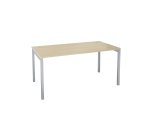 Bureau droit Practica L 160 x P 80 cm plateau chêne