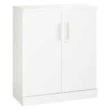 Armoire à portes battantes Fun Color blanche antibactérien H 107 cm