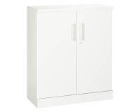 Armario con puertas batientes Fun color blanca Antibacteriano Alt 107 cm