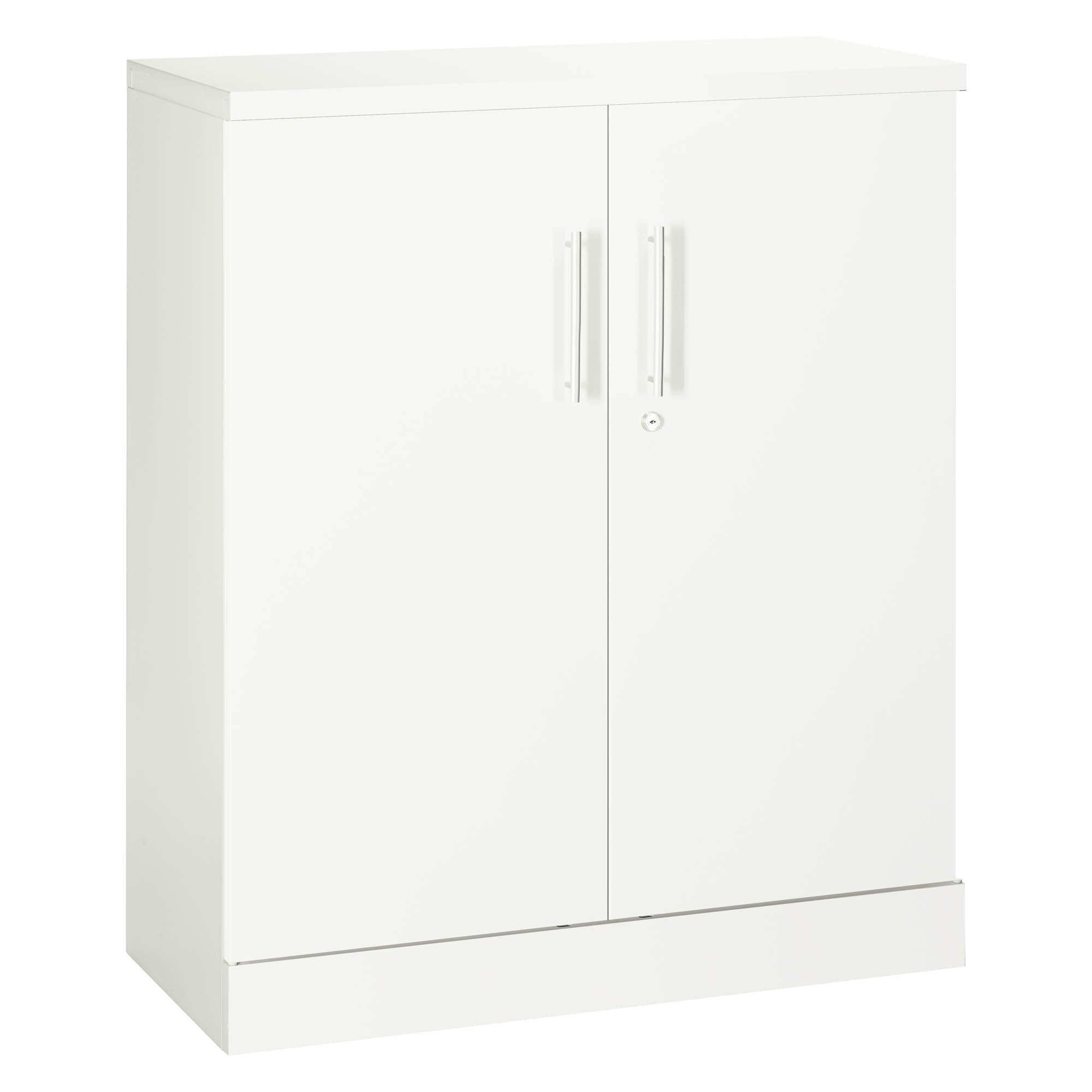 Armoire à portes battantes Fun Color blanche antibactérien H 107 cm