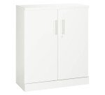 Armoire à portes battantes Fun Color blanche antibactérien H 107 cm