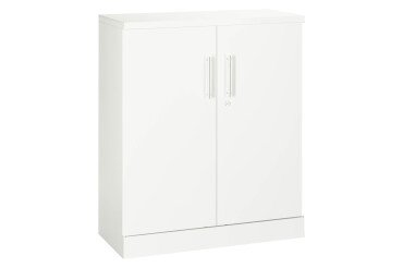 Armoire à portes battantes Fun Color blanche antibactérien H 107 cm