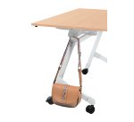 Table rabattable plateau hêtre L 120 x P 70 cm - Galice Plus