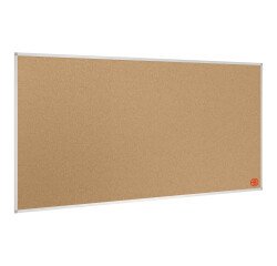 Tablero de corcho Bruneau con marco aluminio