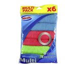 Lavettes muti-usages microfibres Nicols - Paquet de 3 couleurs assorties