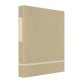 Ordner 4 rings recyclable cardboard OXFORD Touareg A4 - back 4 cm beige