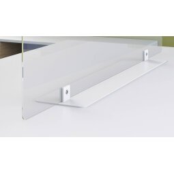 Scherm B-Zen van gehard glas L 160 x H 60 cm - met voetstuk