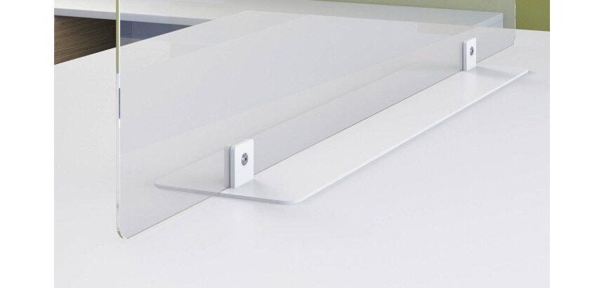 Socle pour écran de séparation Verre KL L 140 cm