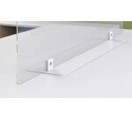 Écran de séparation B-Zen en verre trempé L 80 x H 60 cm - avec socle