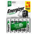 Accu rechargeable Energizer Power Plus HR06 AA- Blister de 6 accus