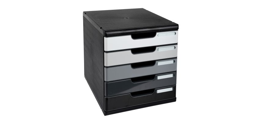 Module de classement Exacompta Modulo 5 tiroirs couleur