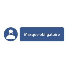 Pictogram ‘masque obligatoire' (French)