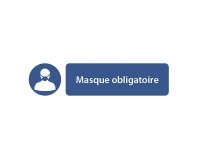 Pictogram ‘masque obligatoire' (Franstalig)