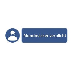 Pictogram ‘mondmasker verplicht’