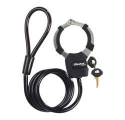 Câble antivol à clé avec menotte 1 m