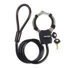 Câble antivol à clé avec menotte - 1m