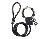Câble antivol à clé avec menotte - 1m