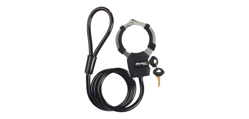 Câble antivol à clé avec menotte - 1m