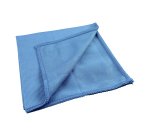 Lavette microfibre pour vitres bleue