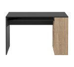 Bureau Yale L 114 x P 50 cm avec étagère chêne