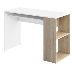 Escritorio de oficina 114 cm con estantería Yale