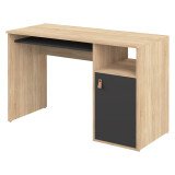 Bureau Oxford chêne 115 x 50 cm avec caisson