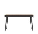Bureau Horizon chêne clair 134 x 59 cm piètement bois massif avec tiroir