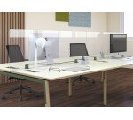 Jeu de pinces pour écran B-Zen verre - bureaux partagés