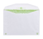 Enveloppe pour mise sous pli automatique 162 x 229 mm La Couronne Recyclé 80g avec fenêtre 45 x 100 blanche - Boîte de 1000