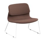 Kaminstuhl Lounge SOLAIRU mit Schlittenbasis