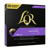 Coffee capsules L'Or Espresso Lungo Profondo - box of 20