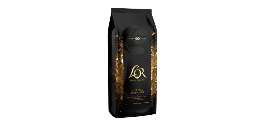 Café en grains L'Or Espresso Splendide 100 % Arabica - paquet de 1 kg