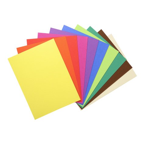 Recycled inner folders 80 g FLASH Exacompta 22 x 31 cm colours - pack of 100