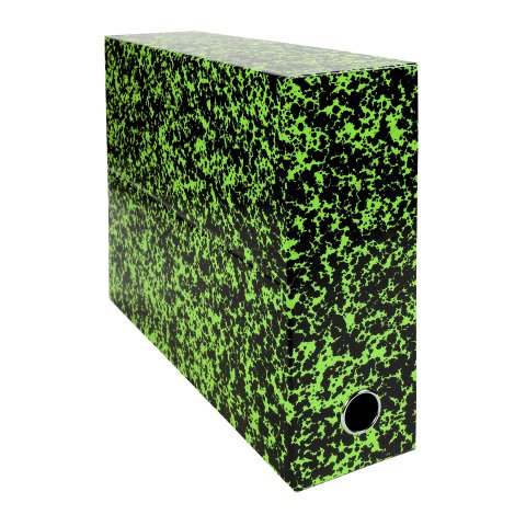 Caja de transferencia de cartón EXACOMPTA Annonay, lomo de 9 cm, color verde