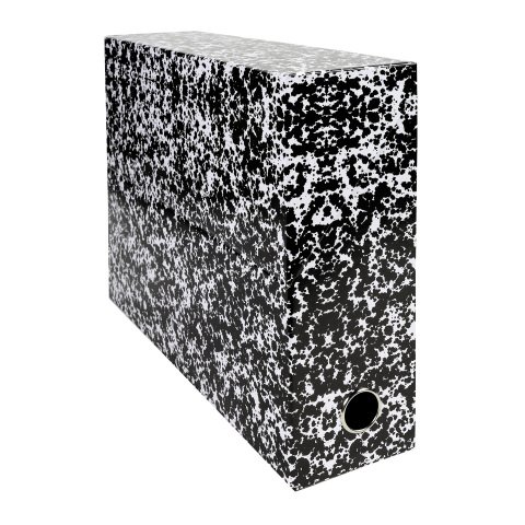 Caja de transferencia de cartón EXACOMPTA Annonay, lomo de 9 cm, color blanco