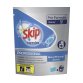 Pack 3 paquets de 46 doses de lessive Skip professional capsules textiles blancs + 1 offert