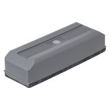 Magnetic eraser for whiteboards refillable grey Bruneau 