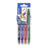 Roller ballpoint pen Pilot Frixion Ball erasable fine writing - set of 4 classic colours