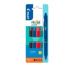 Stylo roller Pilot Frixion Ball Clicker effaçable écriture fine - Set de 4 couleurs classiques