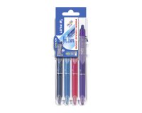 Bolígrafos Fantasía Frixion Ball Retráctil - paquete de 4 colores 