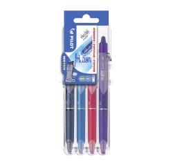 Bolígrafos Fantasía Frixion Ball Retráctil - paquete de 4 colores 