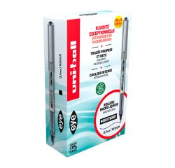 Pack 16 stylos roller Uni Ball Eye + 4 offerts
