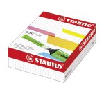Recharges Stabilo Boss - Boite de 20 couleurs assorties