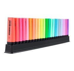 Subrayador fluorescente STABILO Boss colores surtidos - Set de 23