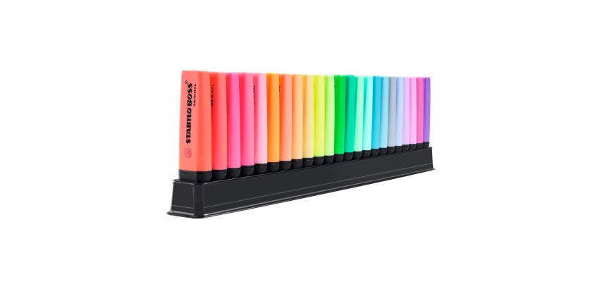 Surligneur Stabilo Boss couleurs assorties - Set de 23