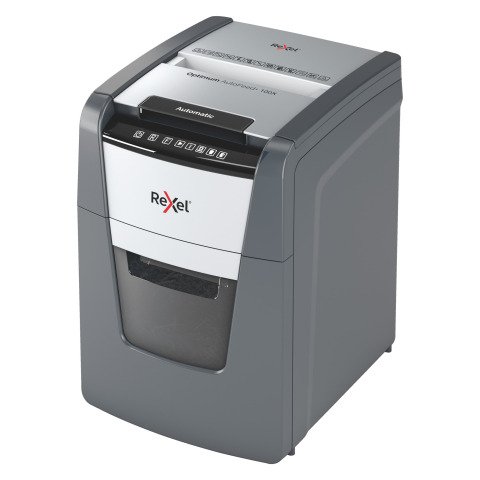 Destructora automática Rexel Optimum AutoFeed 100X corte partículas 34 litros P-4