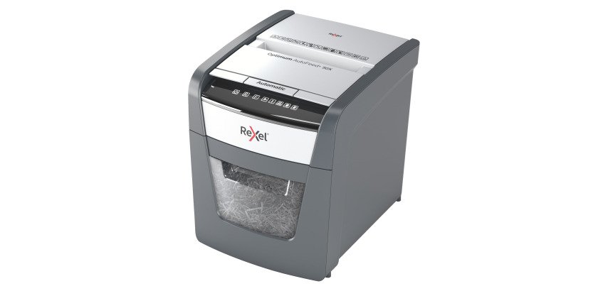 Rexel Optimum Auto+ 50X Aktenvernichter - Kreuzschnitt