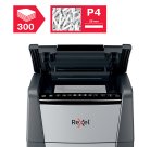 Destructeur Optimum Auto+ 300X - Coupe croisée P-4 - 300 feuilles - Rexel
